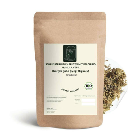 Echte Schlüsselblumenblüten mit Kelch BIO (ganz) - Gencer Seri
