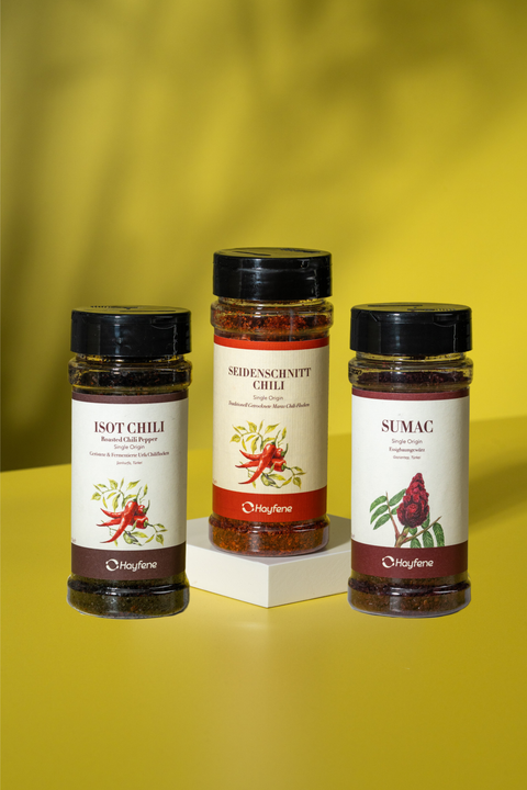 Sumach, Isot Chili und Chili Seidenschnitt 3er Set