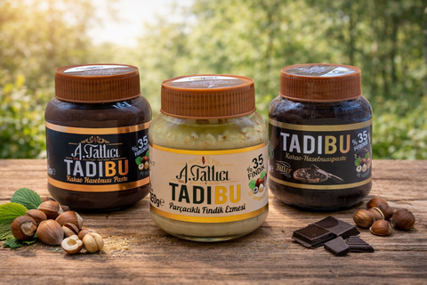 TADIBU Genuss-Trio – Haselnusspasten im Vorteilspaket