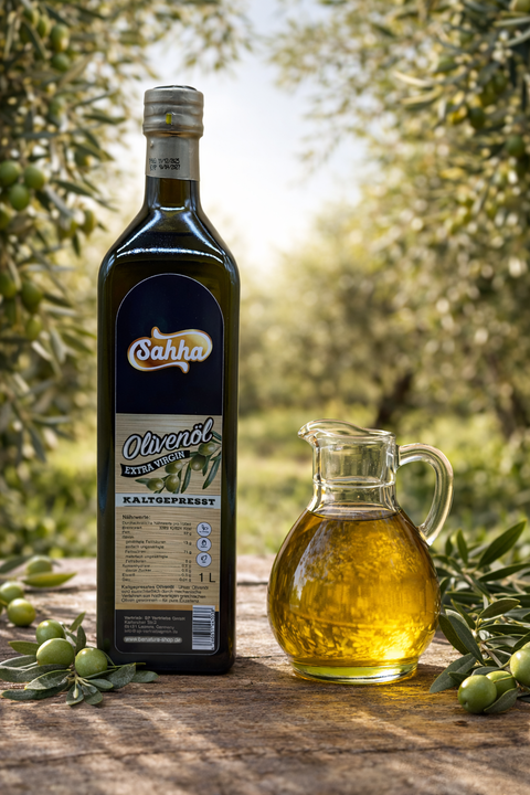 Sahha Olivenöl Extra Vergin – kaltgepresst aus Griechenland