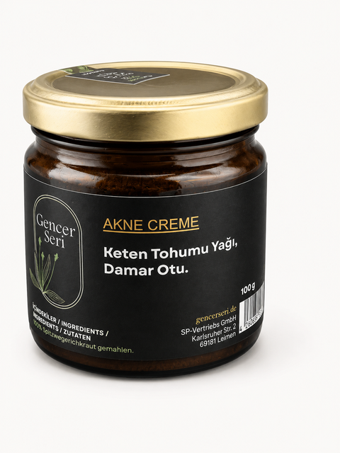 Krem Akne Creme - Keten Tohumu Yagi, Damar Otu. 100g