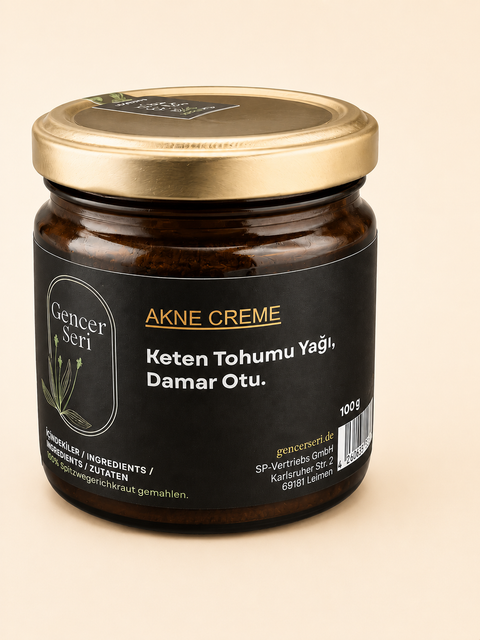 Krem Akne Creme - Keten Tohumu Yagi, Damar Otu. 100g