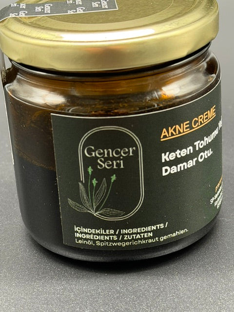 Krem Akne Creme - Keten Tohumu Yagi, Damar Otu. 100g