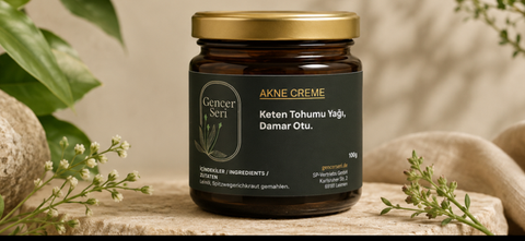 Krem Akne Creme - Keten Tohumu Yagi, Damar Otu. 100g