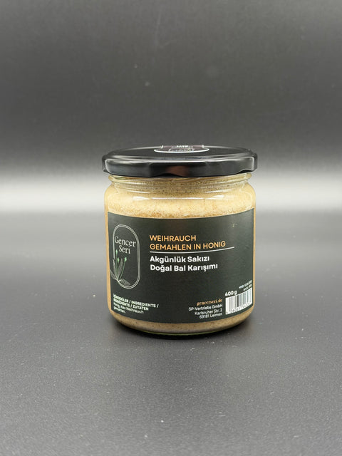Kau Weihrauch gemahlen in Honig,  400g